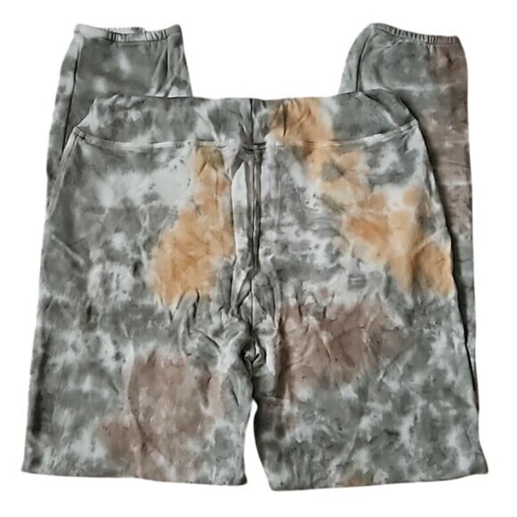 Daydreamer Camo Tie Dye Jogger Pants Size Small New Cotton Loungewear Cozy - Picture 6 of 11